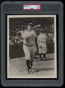 BABE RUTH 8x10 Photo by Charles Conlon PSA/DNA Type 4 - 1933 GOUDEY CARD IMAGE - Picture 1 of 2