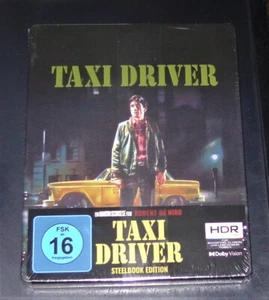 TAXI DRIVER MIT ROBERT DE NIRO LIMITIERTE STEELBOOK 4K UHD BLU RAY + BLU RAY NEU - Picture 1 of 4
