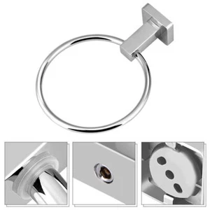 Stainless Steel Towel Ring Holder Bathroom Accessories Wall Mounted - Picture 1 of 8