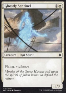 4X Ghostly Sentinel 028/274 BATTLE FOR ZENDIKAR MTG MAGIC LP X4 - Bild 1 von 1