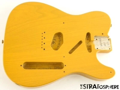 Fender Custom Shop 54 Telecaster CORPO Tele Ash 1954 TCP Butterscotch Biondo. - Immagine 1 di 4