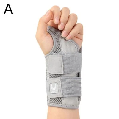 Wrist Brace Carpal Tunnel, Adjustbale Wrist Support & Metal Splint Stabili D2P3 - Image 1 of 4