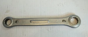 Vintage CRAFTSMAN Double Box End Ratcheting SAE Wrench 5/8" 3/4" Made in USA - Picture 1 of 5