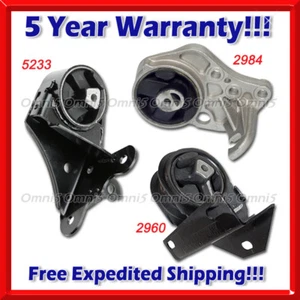 L154 Fit 96-00 Dodge Caravan/Grand Caravan 3.0L 3.3L 3.8L Transmission Mount Set - Picture 1 of 4