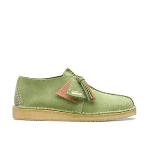 New Clarks Originals Desert Trek 200 Years Green Apple Suede "BANK ROBBER" Shoes - Picture 1 of 8