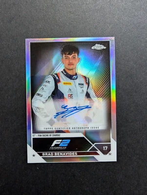 2023 Topps Chrome Formula 1 - Autographs #CAC-BB Brad Benavides (AU)  - Image 1 of 4