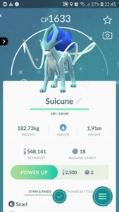 Pokémon Shiny Suicune GO - Picture 1 of 2
