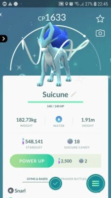 Pokémon Shiny Suicune GO - Image 1 of 2