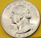 1958 D Washington Quarter Bu Uncirculated 90% Silver 25c Coin. Free Shipping!