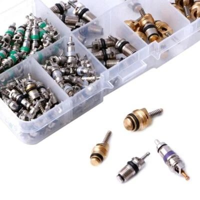 9 kinds Of Assortment 134pcs A/C Conditioning Valve Core R134 Kit Assortment Kit - Image 1 of 4