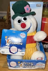 Vtg 2004” Gemmy Frosty The Snowman Singing Dancing 9" Plush w/ Box - Picture 1 of 7