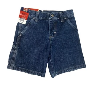 Wranglers Jeans Carpenter Shorts Boys Size 4 Regular Adjustable Waist NWT - Picture 1 of 9