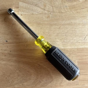 Klein Tools 1/4" Nut Driver Hex 6 Point Drive 3" Hollow Shank 630 USA - Bild 1 von 5