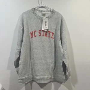 NC State Sweatshirt Women’s Size Large NWT Oversized North Carolina Pullover - Picture 1 of 5