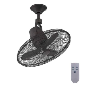Home Decorators Collection Bentley III 22 in. Indoor/Outdoor Natural Iron Oscill - Picture 1 of 10