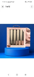 Ellen Tracy Liqud Eyeliner Pro 5pcs Ultra Bold Colors Metallics New In Box - Picture 1 of 2