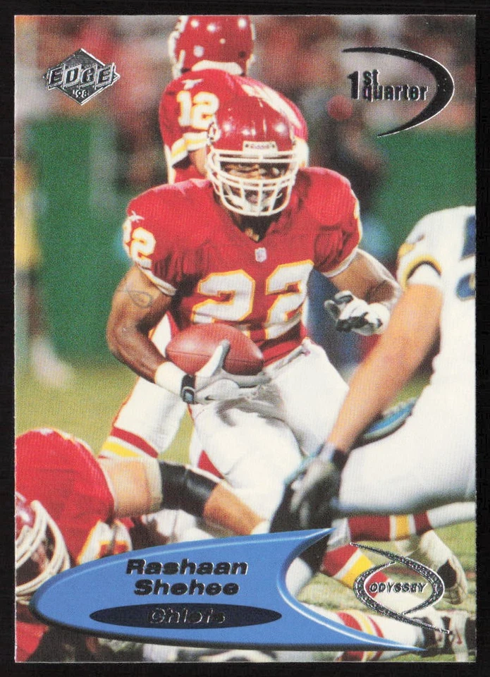 1998 Collector's Edge Odyssey Rashaan Shehee #52 Rookie Kansas City Chiefs - Image 1 of 2