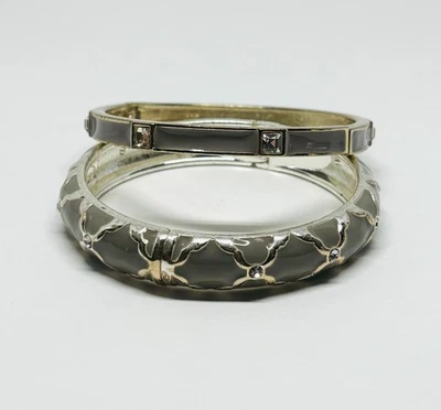 Juego de 2 brazaletes abrazaderas marca lentejuelas de Nordstrom esmalte gris Foto 1 de 4