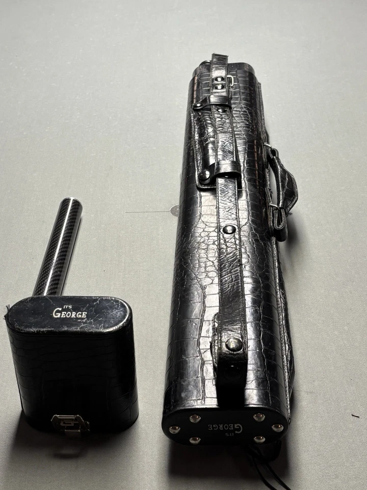 It’s George Pool Cue Case Alligator Black 2/4 - Image 1 of 2