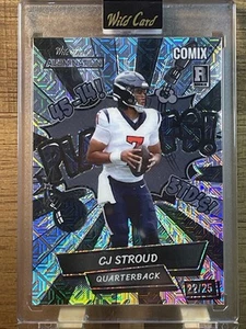 CJ Stroud 2023 Wild Card Alumination Comix Playoffs Mojo Rookie /25 - Imagen 1 de 1