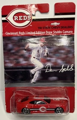 Cincinnati Reds Drew Stubbs Tri State Chevy Dealers Camaro Diecast Car MLB - Image 1 of 4