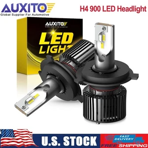AUXITO H4 9003 LED Faros Luz Alta/Baja 200W 6500K Blanco Canbus Libre de Errores - Imagen 1 de 12