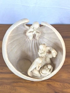 Resina Ángel Navidad Belén 3D Votivo Candelabro Mesa Centro de mesa - Imagen 1 de 8