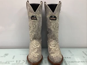 Shyanne Sienna Metalico Western Boot Gold/Cream Metallic Womens 8.5M, Preowned. - Picture 1 of 11