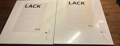 1999 Винтажный IKEA отсутствие стены полка лот из 4 белый новый - Изображение 1 из 4