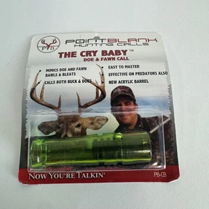 Point Blank Hunting Call "The Cry Baby" Acrílico Doe & Fawn Call Bucks Caza IK - Imagen 1 de 2