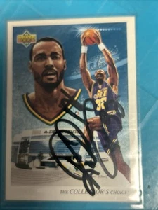 Karl Malone 1992-93 Upper Deck Signed Auto #44 Collectors Choice - Picture 1 of 6