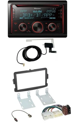 Pioneer 2DIN MP3 DAB USB CD Bluetooth Autoradio für Dacia Sandero Opel Vivaro Re - Bild 1 von 4