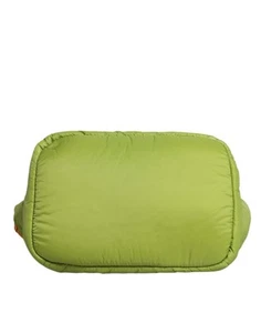 Dolce & Gabbana Dolce & Gabbana Green Nylon Padded Logo Plaque Tote Crossbody Ba - Picture 1 of 6