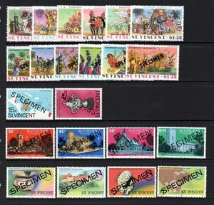 ST VINCENT POSTFRISCH 1975-1979 SÄTZE AUSWAHL (EXEMPLAR) X 2 SCANS - Bild 1 von 2