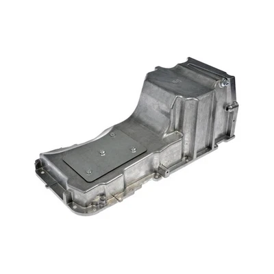 For Hummer H2 2008 Engine Oil Pan | Aluminum | Metallic Finish | Gray | Wet Sump - Image 1 of 4