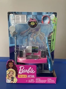 Barbie You Can Be Anything Musician Juego de estudio de grabación 2019 Mattel GJL67 - Imagen 1 de 24