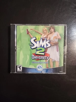 Los Sims 2 Universidad PCGame Expansion Pack 2006 CD 2 Discos Set con Manual Foto 1 de 4