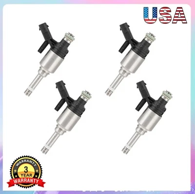 4x Fuel Injectors For VOLKSWAGEN BEETLE 2014-2017 PASSAT 2014-2016 1.8L L4 Turbo - Image 1 of 4