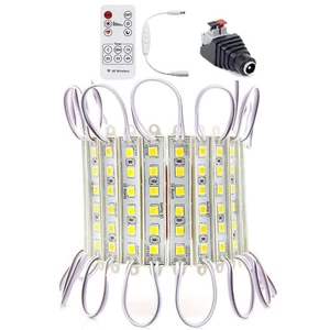 6 LED 5054 White Module Light Showcase Window Lamp Strip  with Timing Remote - Picture 1 of 18