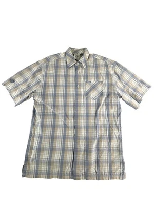 G Unit Shirt Mens Large Plaid Short Sleeve Tools of the Trade Heavyweight - Image 1 of 4