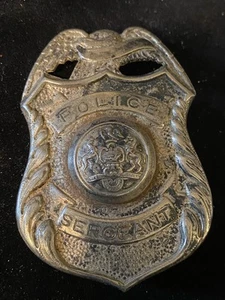 Obsolete Pennsylvania Police Badge Sgt. - Picture 1 of 2