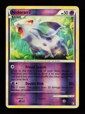 Nidoran F 69/102 Common Triumphant Reverse Holo Pokémon Card - Image 1 of 2