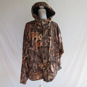 Browning XL Gore-Tex Mens Jacket Coat Hooded Breakup Camo Fleece Lined Neckwarm - Picture 1 of 16