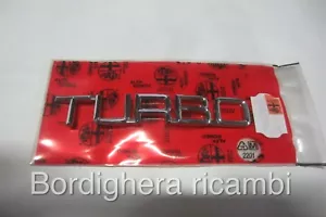 ALFA ROMEO 164 TURBO WAPPEN LOGO ABZEICHEN SCHRIFTZUG BADGE SCRIPT EMBLEM NEU! ORIGINAL - Bild 1 von 4