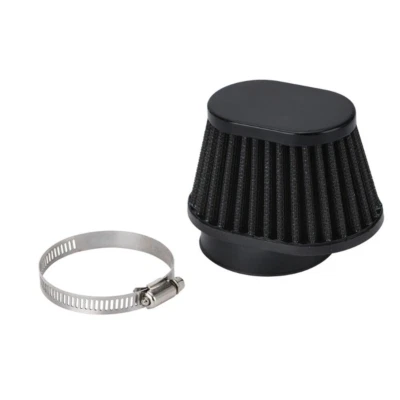 Motorcycle Black 51mm Air Filter Pod For Yamaha V Star 1100 XVS1100A Classic - Image 1 of 4