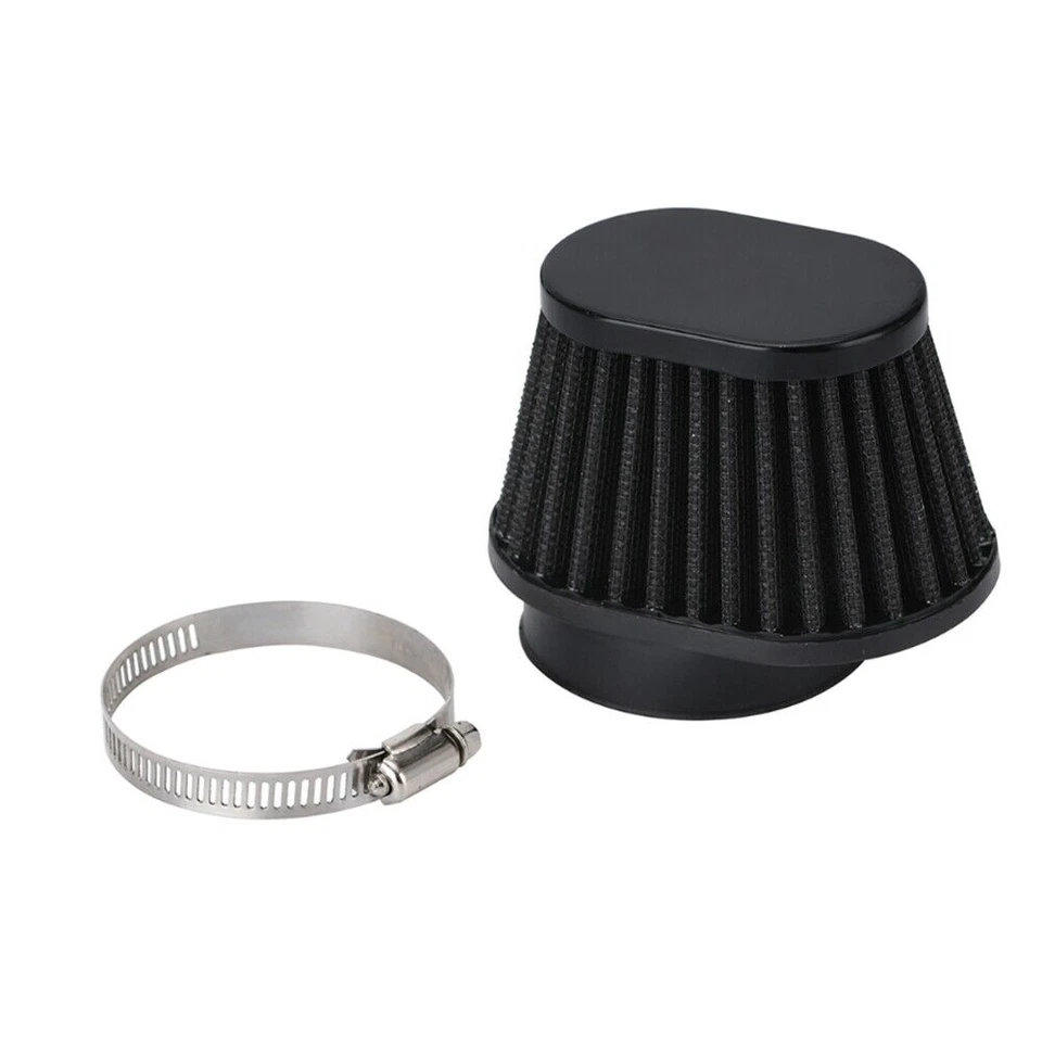 Motorcycle Black 51mm Air Filter Pod For Yamaha V Star 1100 XVS1100A Classic Foto 1 de 4