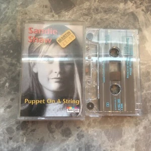 SANDIE SHAW - PUPPET ON A STRING -   CASSETTE TAPE ALBUM 1994 - Picture 1 of 2