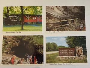 4 Postcards Mammoth Cave Nat'l Park Kentucky Hercules Train Vtg 1960s - Picture 1 of 9