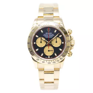 Rolex Daytona 116528 Scrambled Paul Newman Zifferblatt Herrenuhr 40 mm Box & Karte - Bild 1 von 6