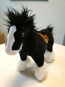 Disney Store Brave Angus Black horse Plush Stuffed Animal 14” x 17" - Picture 1 of 11